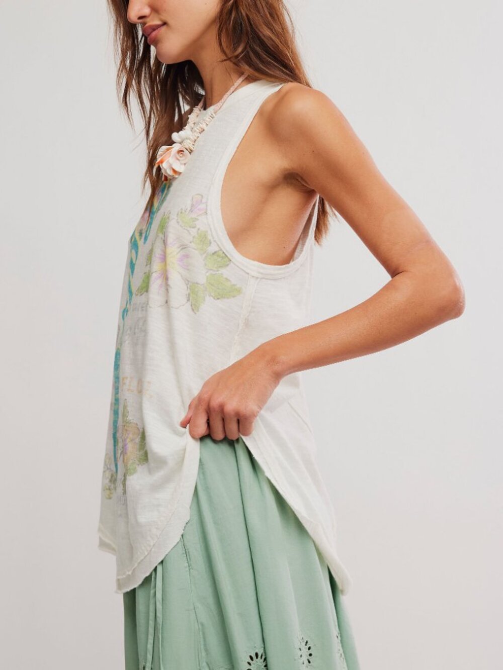 FREE PEOPLE We The Free Rosie Graphic Tank / Tofu Combo - Picture 5 of 9